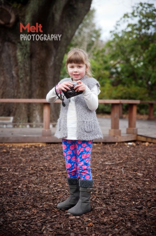 Family photo shoot fun in The Botanicla Gardens, Dunedin