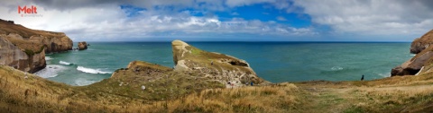 Tunnel Beach panoramic