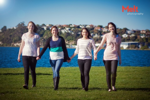 Rebecca, Nicola, Kerrie & Delwyn