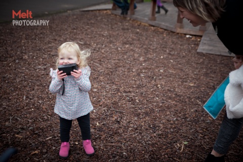 Family photo shoot fun in The Botanicla Gardens, Dunedin