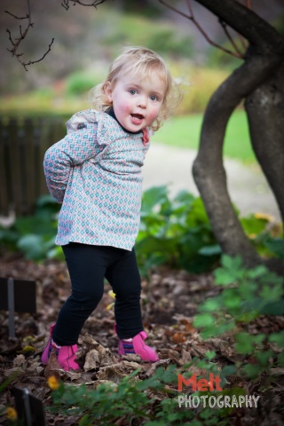 Family photo shoot fun in The Botanicla Gardens, Dunedin