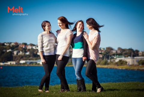 Rebecca, Nicola, Kerrie & Delwyn