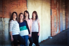 Rebecca, Nicola, Kerrie & Delwyn