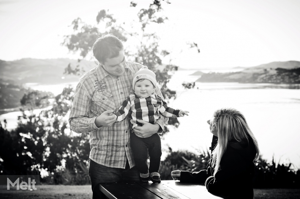 Baby Connor, Mum & Dad.